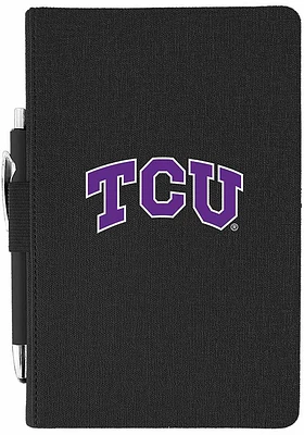 TCU Horned Frogs Journal Notebook and Folder - Black