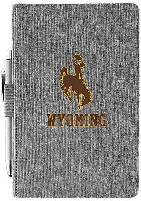 Wyoming Cowboys Journal Notebook and Folder - Grey