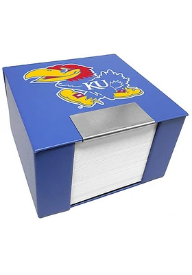 Kansas Jayhawks Leather Case Sticky Notes
