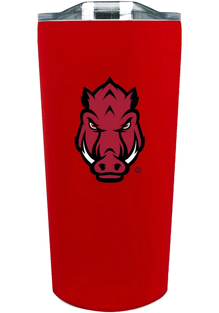 Arkansas Razorbacks Team Logo 18oz Soft Touch Stainless Steel Tumbler