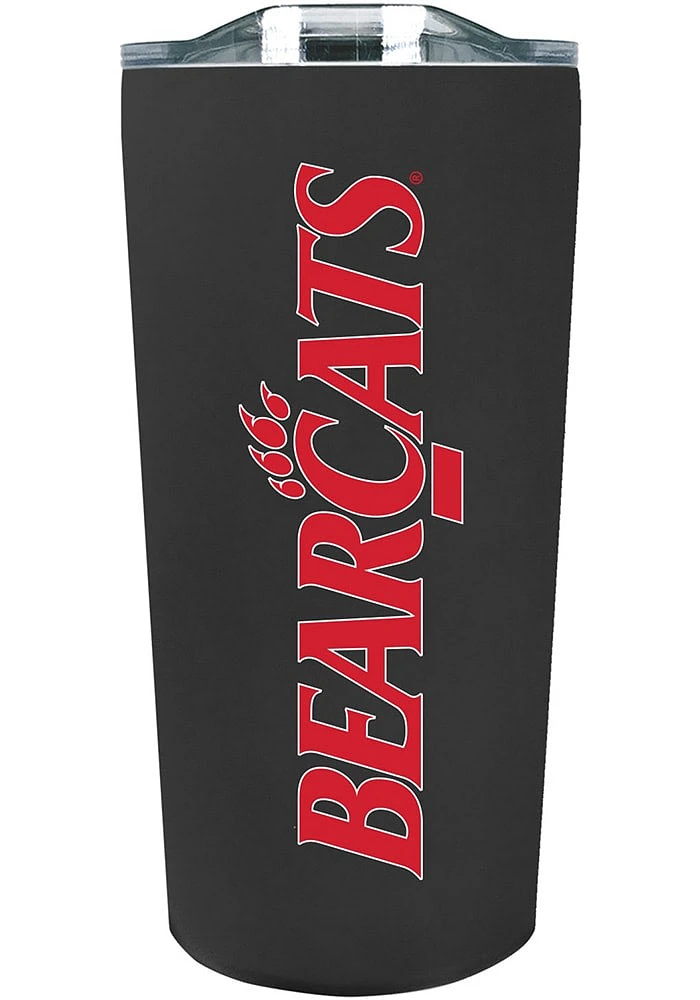 Cincinnati Bearcats Team Logo 18oz Soft Touch Stainless Steel Tumbler