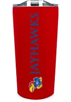 Kansas Jayhawks Team Logo 18oz Soft Touch Stainless Steel Tumbler
