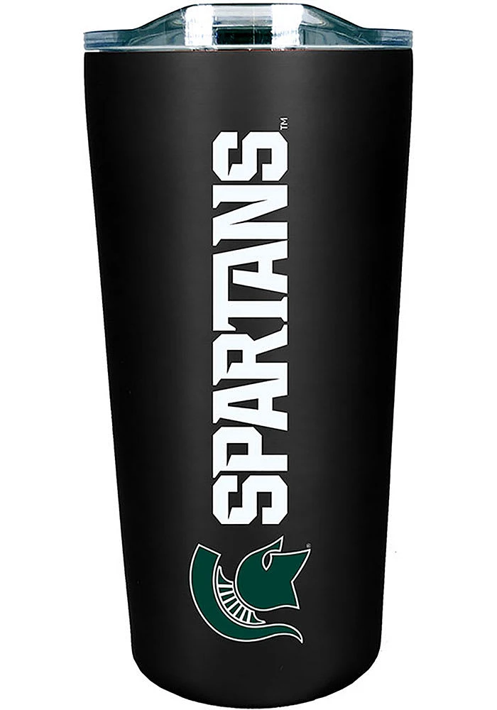 Michigan State Spartans Team Logo 18oz Soft Touch Stainless Steel Tumbler