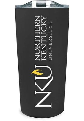 Northern Kentucky Norse Team Logo 18oz Soft Touch Stainless Steel Tumbler - Black