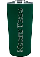 North Texas Mean Green Team Logo 18oz Soft Touch Stainless Steel Tumbler