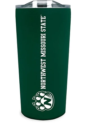 Northwest Missouri State Bearcats Team Logo 18oz Soft Touch Stainless Steel Tumbler - Green