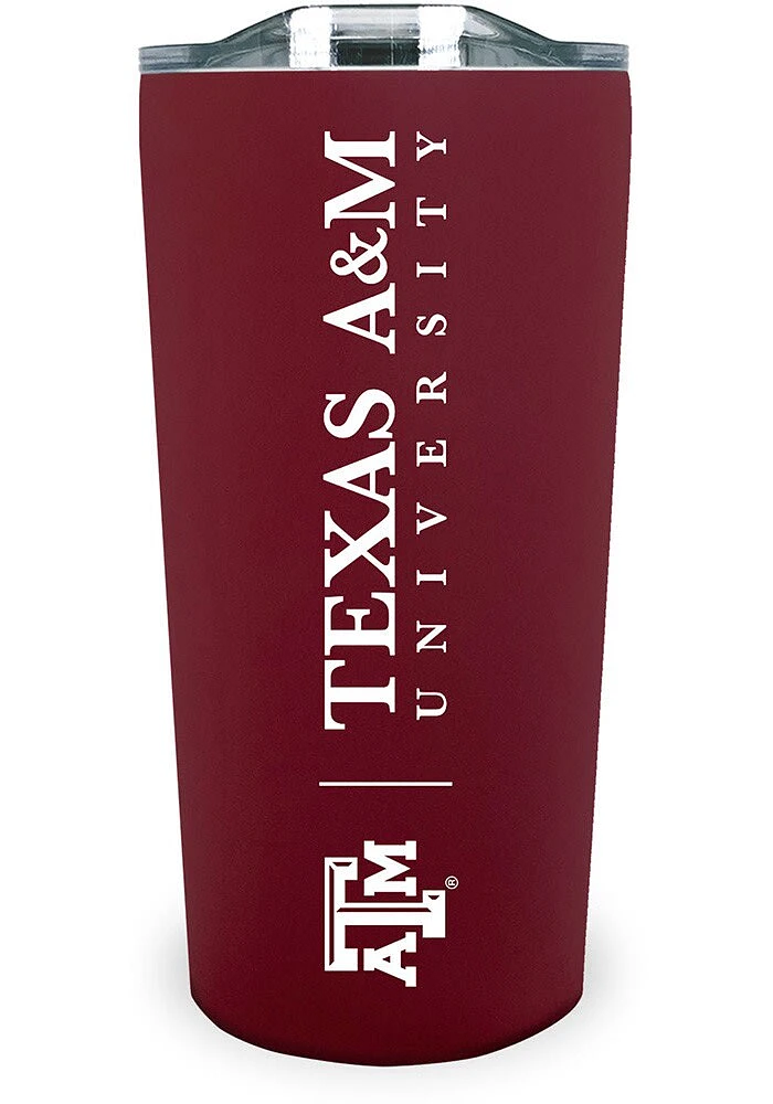 Texas A&M Aggies Team Logo 18oz Soft Touch Stainless Steel Tumbler