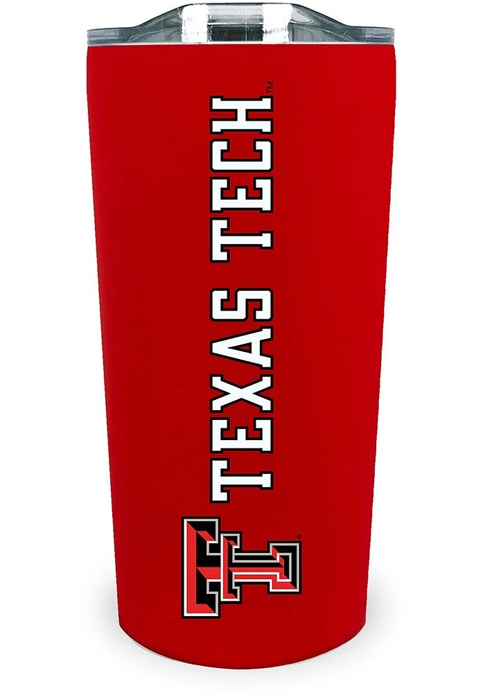 Texas Tech Red Raiders Team Logo 18oz Soft Touch Stainless Steel Tumbler
