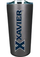 Xavier Musketeers Team Logo 18oz Soft Touch Stainless Steel Tumbler - Silver