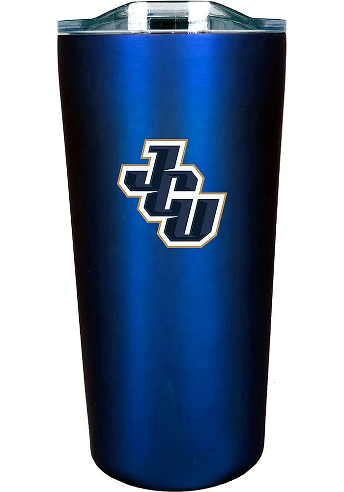 John Carroll Blue Streaks 18 oz Soft Touch Stainless Steel Tumbler - Blue
