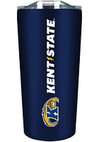Kent State Golden Flashes 18 oz Soft Touch Stainless Steel Tumbler - Navy Blue