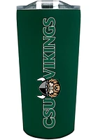 Cleveland State Vikings 18 oz Soft Touch Stainless Steel Tumbler - Green
