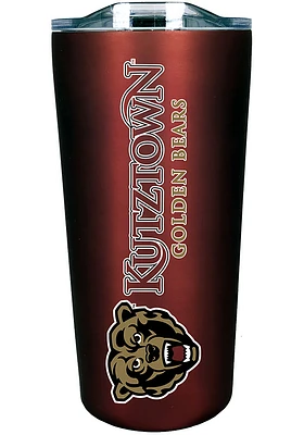 Kutztown University 18 oz Soft Touch Stainless Steel Tumbler - Maroon