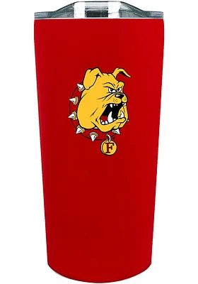 Ferris State Bulldogs 18 oz Soft Touch Stainless Steel Tumbler - Red