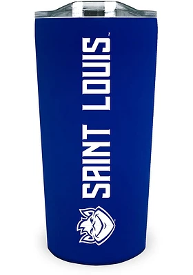 Saint Louis Billikens 18 oz Soft Touch Stainless Steel Tumbler - Blue