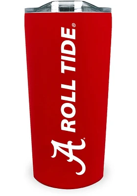 Alabama Crimson Tide 18 oz Soft Touch Stainless Steel Tumbler - Red