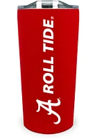Alabama Crimson Tide 18 oz Soft Touch Stainless Steel Tumbler - Red