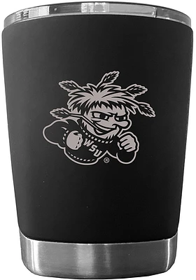 Wichita State Shockers 12 oz Low Ball Stainless Steel Tumbler - Black