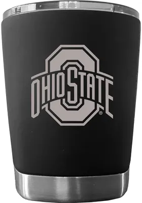 Ohio State Buckeyes 12 oz Low Ball Stainless Steel Tumbler - Black