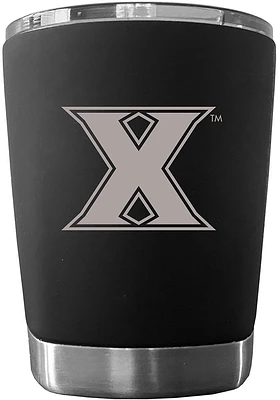 Xavier Musketeers 12 oz Low Ball Stainless Steel Tumbler - Black