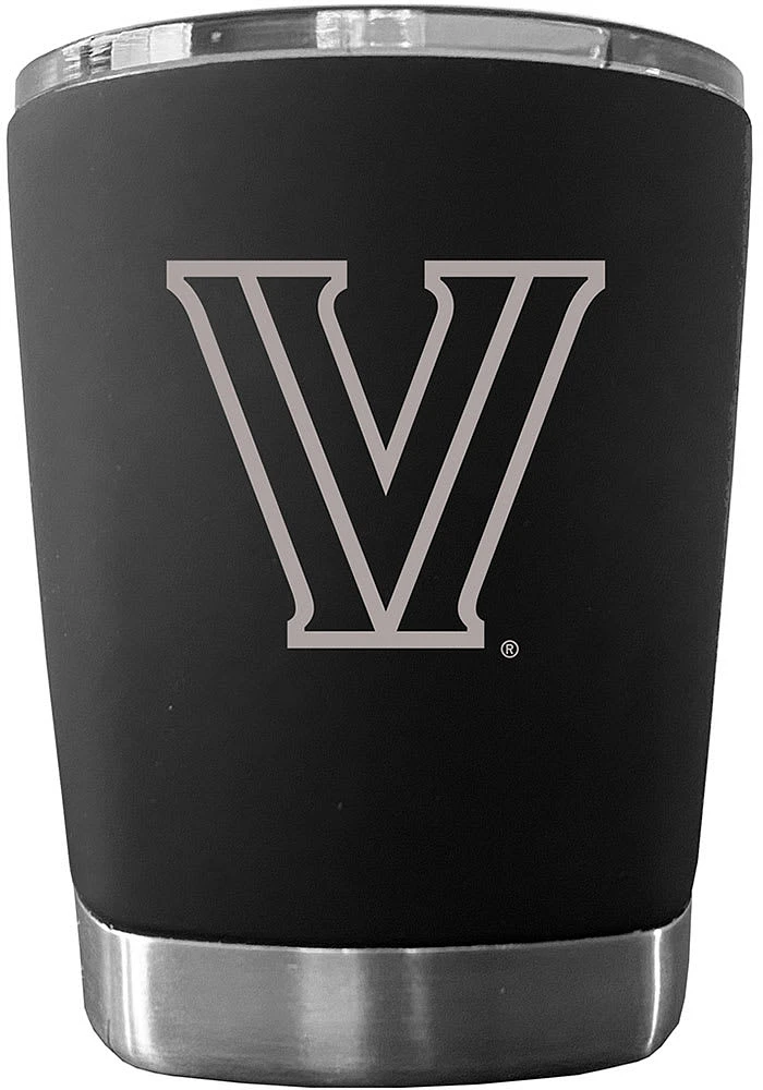 Villanova Wildcats 12 oz Low Ball Stainless Steel Tumbler - Black