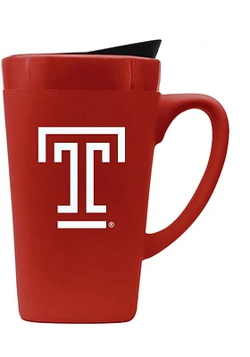 Temple Owls 16oz Ceramic Mug - Red