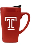 Temple Owls 16oz Ceramic Mug - Red
