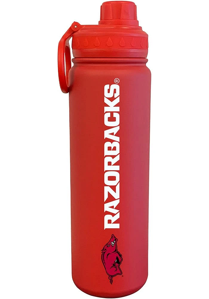 Arkansas Razorbacks 24oz Stainless Steel Bottle - Red