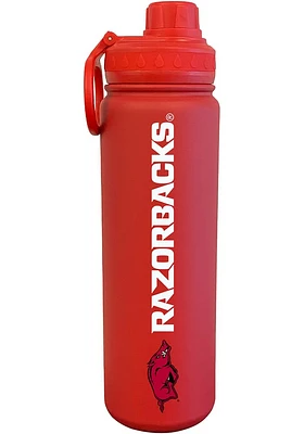 Arkansas Razorbacks 24oz Stainless Steel Bottle - Red