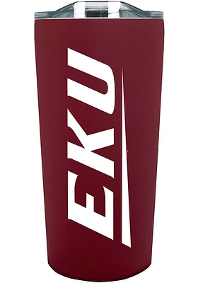 Eastern Kentucky Colonels Team Logo 18oz Soft Touch Stainless Steel Tumbler - Burgundy