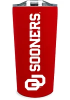 Oklahoma Sooners Team Logo 18oz Soft Touch Stainless Steel Tumbler