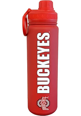 Ohio State Buckeyes 24oz Stainless Steel Bottle - Red