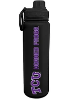 TCU Horned Frogs 24oz Stainless Steel Bottle - Black