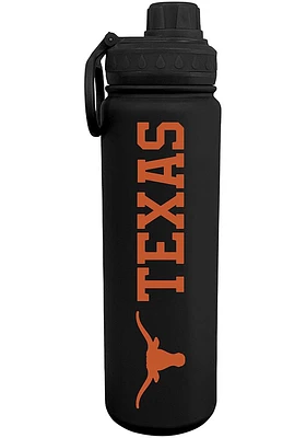 Texas Longhorns 24oz Stainless Steel Bottle - Black