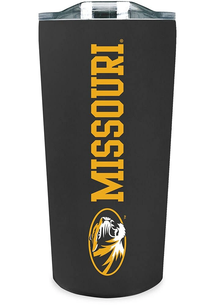Missouri Tigers Team Logo 18oz Soft Touch Stainless Steel Tumbler