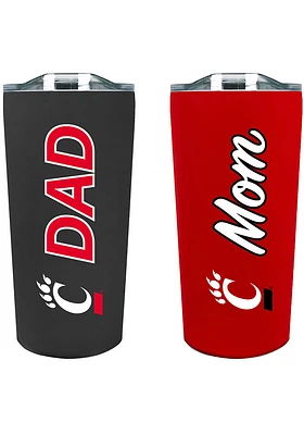 Cincinnati Bearcats Mom/Dad 2pk Stainless Steel Tumbler - Red