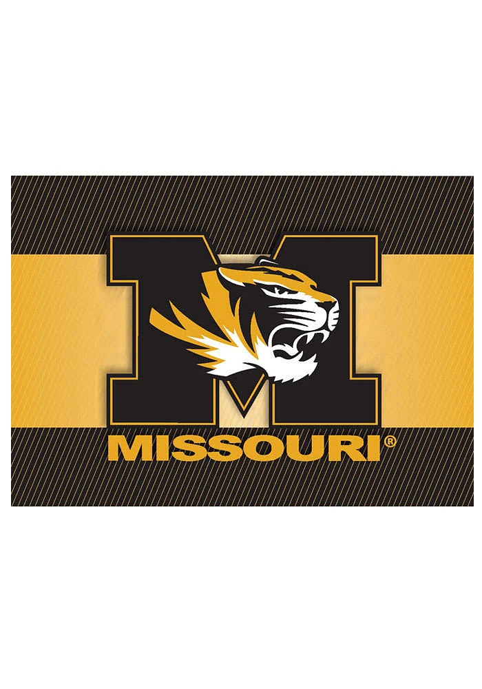 Missouri Tigers Blank Card - Gold