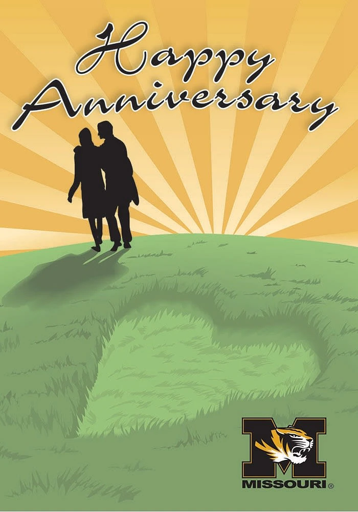 Missouri Tigers Missouri Tigers anniversary card Card