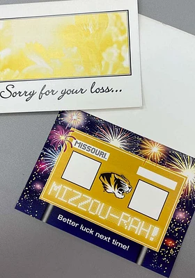 Missouri Tigers Missouri Tigers Loss Card Card