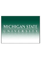 Michigan State Spartans University Blank Card - Green