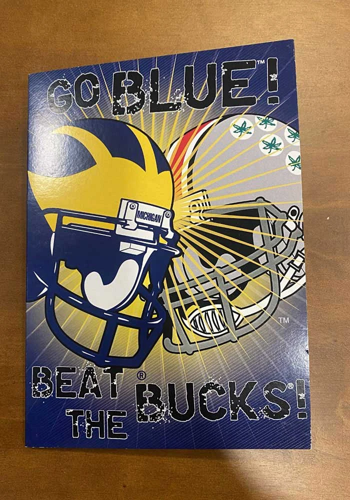 Michigan Wolverines Rival Card