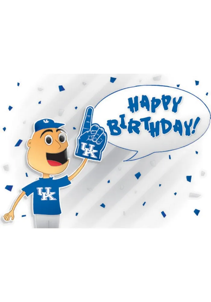 Kentucky Wildcats Birthday Card