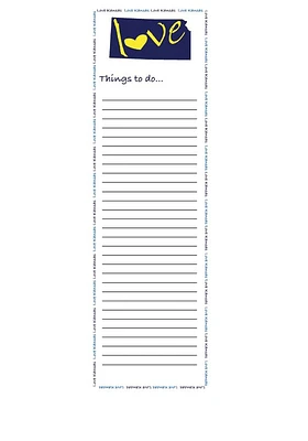 Kansas State Love Design Notepad