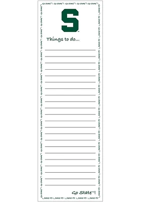 Michigan State Spartans To Do List Pad Notepad