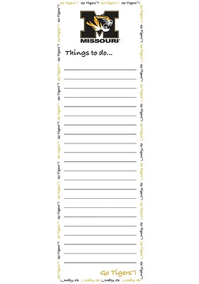 Missouri Tigers To Do List Pad Notepad
