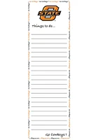 Oklahoma State Cowboys To Do List Pad Notepad