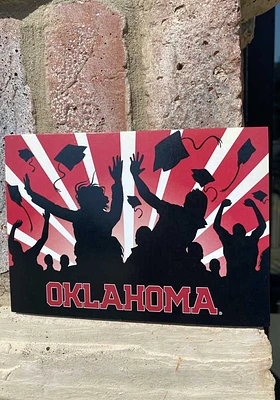 Oklahoma Sooners Graduation Card - Maroon