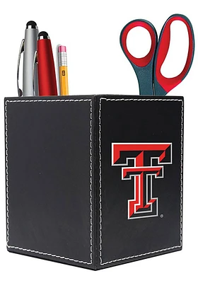 Texas Tech Red Raiders 3.5x4 Square Caddy Desk Caddy