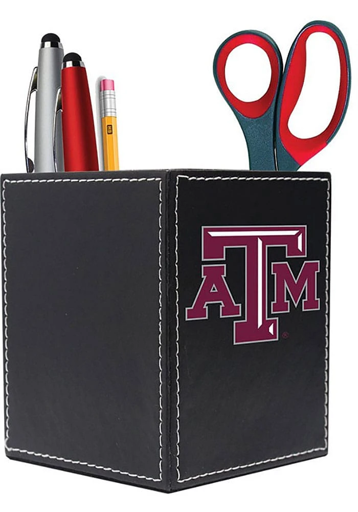 Texas A&M Aggies 3.5x4 Square Caddy Desk Caddy