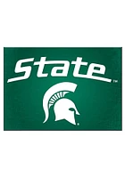 Michigan State Spartans Spartan Logo Blank Card - Green